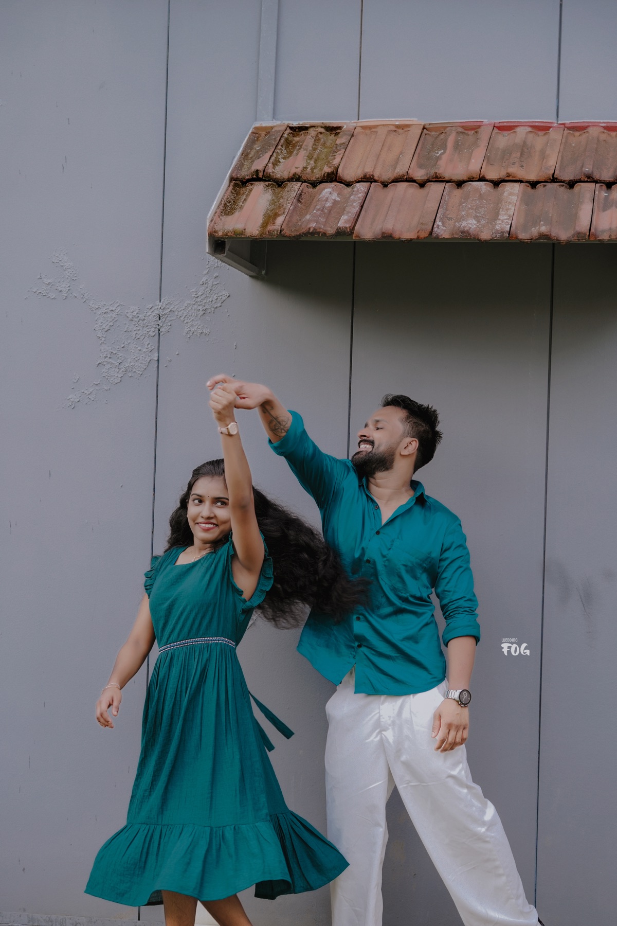 Joyal and Divyamol dancing together